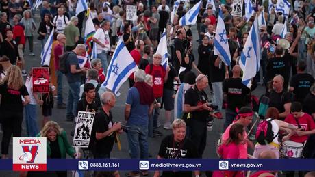 Biểu tình tại Israel yêu cầu trả tự do cho các con tin
