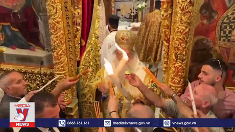 Nghi lễ thắp Lửa Thánh của Chính thống giáo