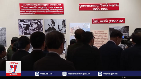 Triển lãm ảnh 70 năm chiến thắng Điện Biên Phủ tại Lào