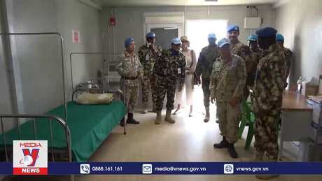 Công binh Việt Nam xây doanh trại thông minh đầu tiên tại Phái bộ LHQ