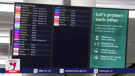 Các sân bay lớn của Anh đồng loạt gặp sự cố