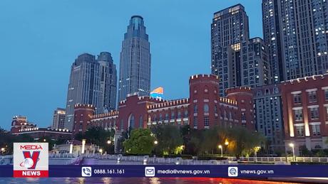 Thưởng ngoạn cảnh sắc về đêm ở Thiên Tân, Trung Quốc