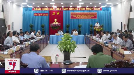 Tiểu ban Văn kiện Đại hội XIV làm việc tại An Giang