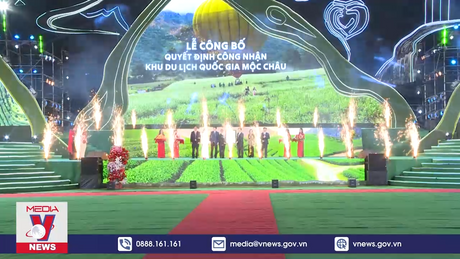 Lễ công bố quyết định công nhận Khu du lịch quốc gia Mộc Châu
