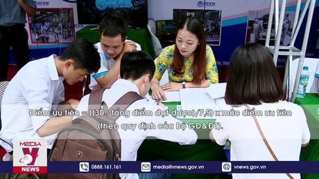 Giới hạn cách tính điểm ưu tiên xét tuyển đại học