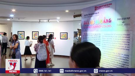 Triển lãm tranh thiếu nhi 'Sắc hè Đà Nẵng'