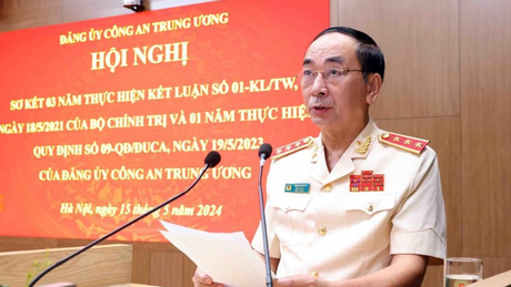 Thượng tướng Trần Quốc Tỏ được giao điều hành hoạt động Bộ Công an