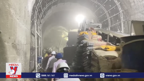 Dự kiến thông hầm đường sắt Chí Thạnh trong 2-3 ngày tới