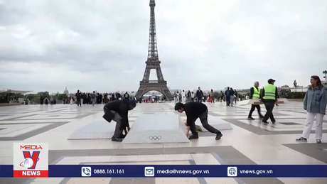 Ra mắt bục trao giải Olympic Paris 2024