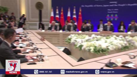 Nhật Bản, Hàn Quốc, Trung Quốc cam kết thúc đẩy hợp tác