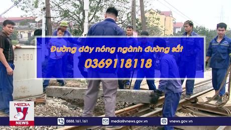 Đường dây nóng tiếp nhận thông tin sự cố, tai nạn đường sắt