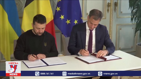 Ukraine ký thỏa thuận an ninh với Bỉ