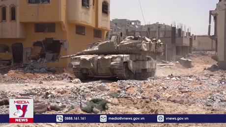 Xe tăng Israel tiến vào trung tâm Rafah