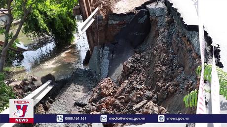  Quốc lộ 80 qua Cần Thơ bị sạt lở hơn 40m