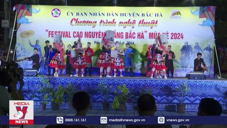 Khai mạc Festival Cao nguyên trắng Bắc Hà mùa hè 2024 