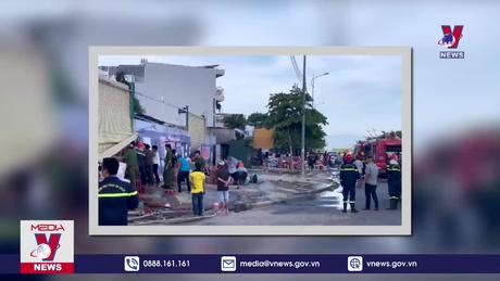 Cháy kho hàng 400m2 tại Khánh Hòa
