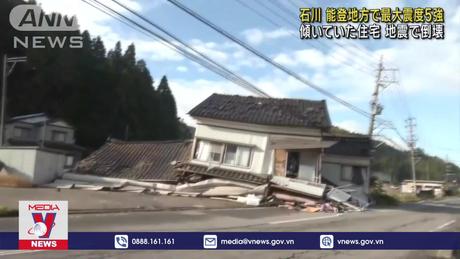 Động đất mạnh ở miền Trung Nhật Bản