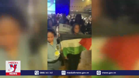 Biểu tình phản đối xung đột Gaza gây gián đoạn COP29