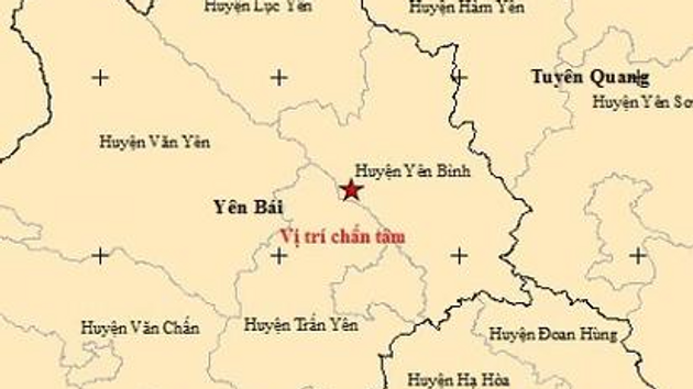 Động đất ở Yên Bái