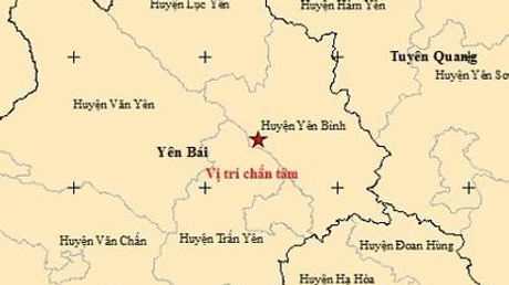 Động đất ở Yên Bái