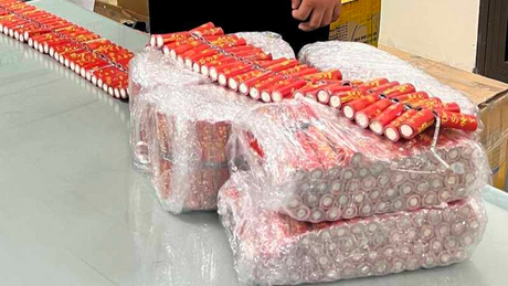 Triệt phá đường dây sản xuất, mua bán pháo qua mạng xã hội