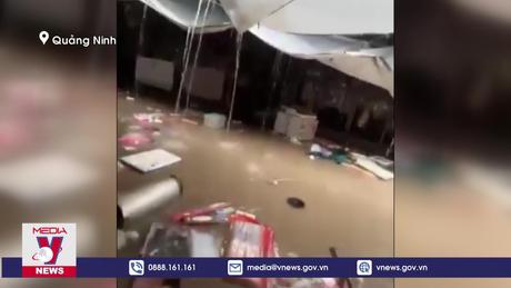 Mưa lớn gây ngập lụt cục bộ ở một số nơi ở Quảng Ninh