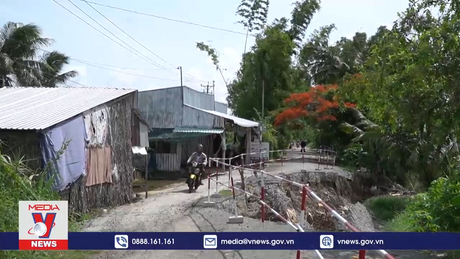 Công tác khắc phục sạt lở tại Kiên Giang gặp nhiều khó khăn