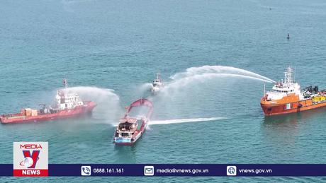 Diễn tập ứng phó sự cố tràn dầu cấp khu vực năm 2024