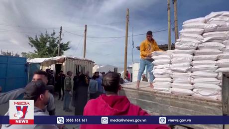 Mỹ mở lại bến tàu chuyển hàng viện trợ cho Dải Gaza