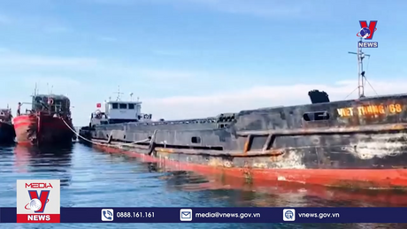 Tàu hàng va chạm với tàu cá, 8 ngư dân được cứu sống