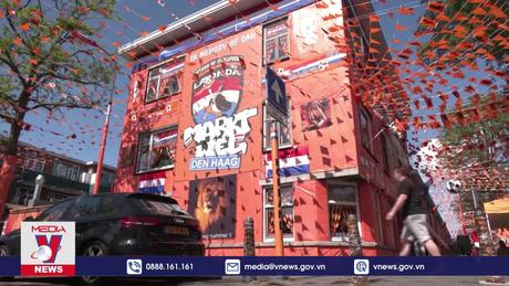 Những khu phố rực rỡ màu cờ mùa Euro 2024