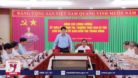 Thường trực Ban Bí thư làm việc với Ủy ban Kiểm tra Trung ương