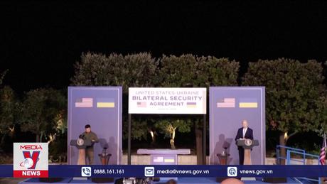 Mỹ ký thỏa thuận an ninh 10 năm với Ukraine