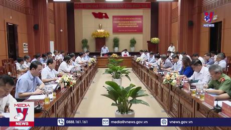 Đoàn công tác Tiểu ban Văn kiện ĐH XIV của Đảng làm việc tại Quảng Nam