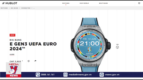 Hublot giới thiệu mẫu đồng hồ đặc biệt EURO 2024