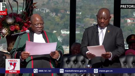 Tổng thống Nam Phi Ramaphosa tuyên thệ nhậm chức nhiệm kỳ 2