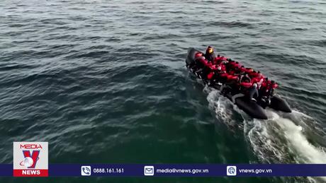 Anh ghi nhận lượng người di cư bằng tàu nhỏ cao kỷ lục