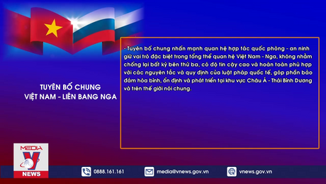 Tuyên bố chung Việt Nam – Liên bang Nga