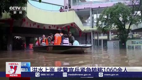 Mưa lớn đe dọa miền Nam Trung Quốc