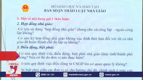 Gỡ khó thiếu giáo viên nhờ Luật Nhà giáo