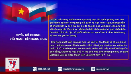 Tuyên bố chung Việt Nam – Liên bang Nga
