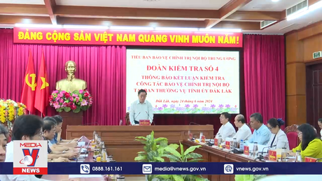 Đồng chí Nguyễn Trọng Nghĩa làm việc tại Đắk Lắk