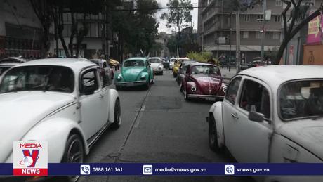 Lễ diễu hành xe cổ Beetle VW tại Mexico City