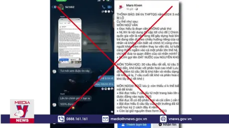 Xác định người phao tin lộ đề thi tốt nghiệp THPT 2024