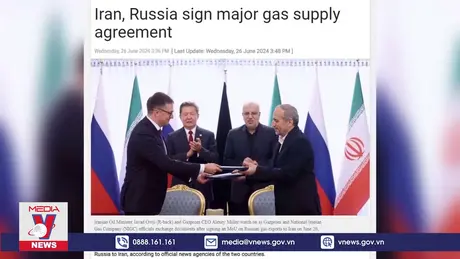 Nga ký thỏa thuận cung cấp khí đốt cho Iran