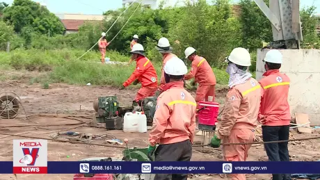 Đường dây 500kV mạch 3 Nam Định I - Thanh Hoá sẵn sàng đóng điện