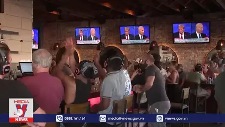 Số người xem trực tiếp tranh luận bầu cử Mỹ giảm mạnh