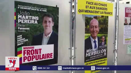 Người dân Pháp đi bầu cử Quốc hội vòng một