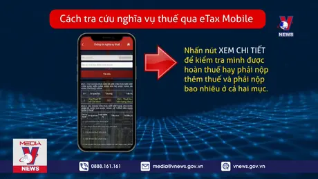 Cách tra cứu nghĩa vụ thuế qua eTax Mobile 