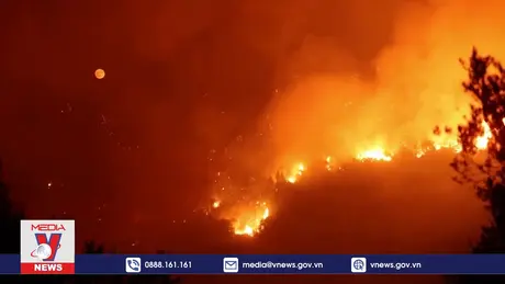 Cháy rừng vượt tầm kiểm soát tại Hy Lạp
